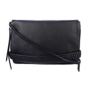 All Saints Black Leather Handbag